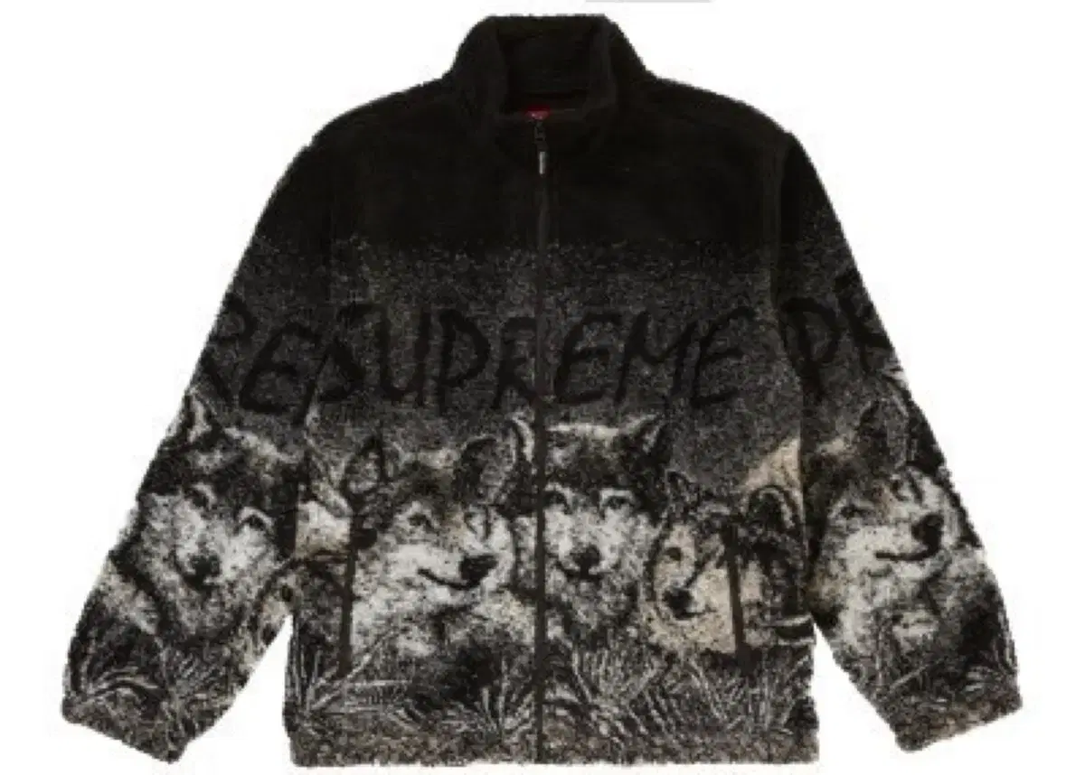 [L]슈프림 울프 늑대 후리스 supreme wolf fleece